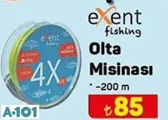 EXENT FİSHİNG OLTA MİSİNASI 200 M EXENT FİSHİNG OLTA MİSİNASI 200 M